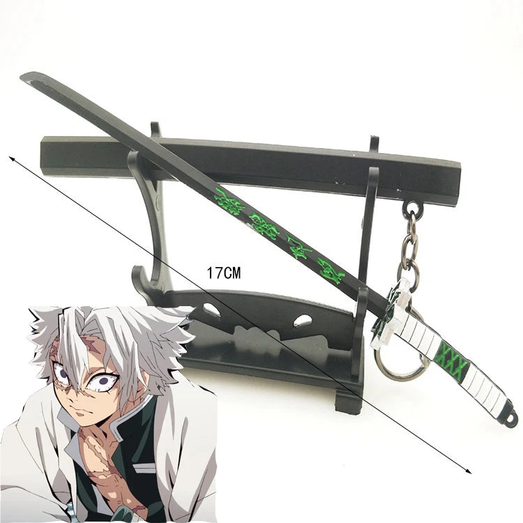 Metal Demon Slayer Katana Replica – Tanjiro Inspired Mini Samurai Sword