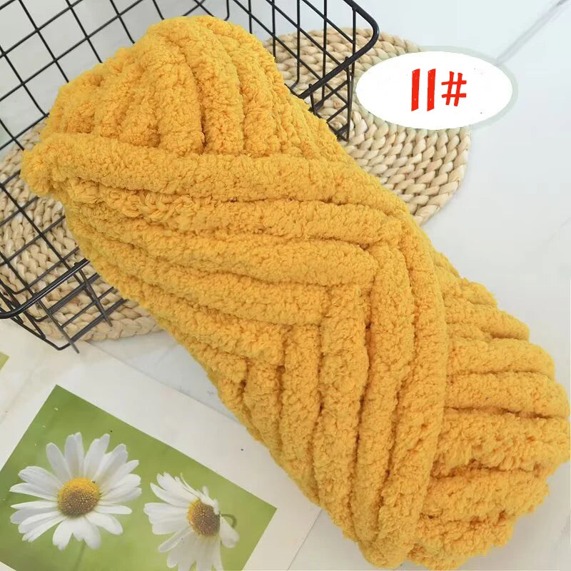 Extra Thick Chenille Yarn for Hand Knitting