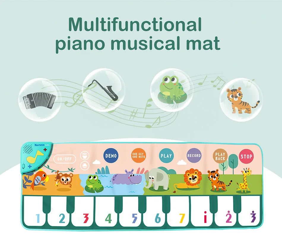 Interactive Musical Piano Floor Mat for Kids