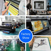 A close-up of a factory show display featuring an Emotional Awareness Mood Meter canvas wall art product.