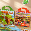 Reusable Sticker Book for Kids with Multi-Scene Bubble Jelly Stickers