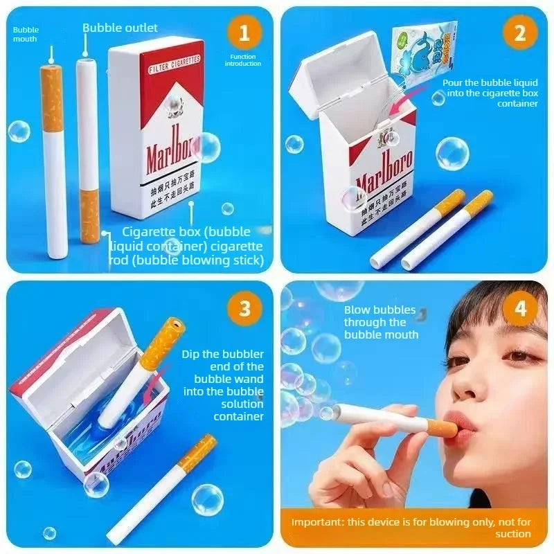 Novelty Cigarette Pack Bubble Toy - Funny Photo Prop