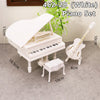 Miniature Dollhouse Furniture Set with Cradle, Piano & Table