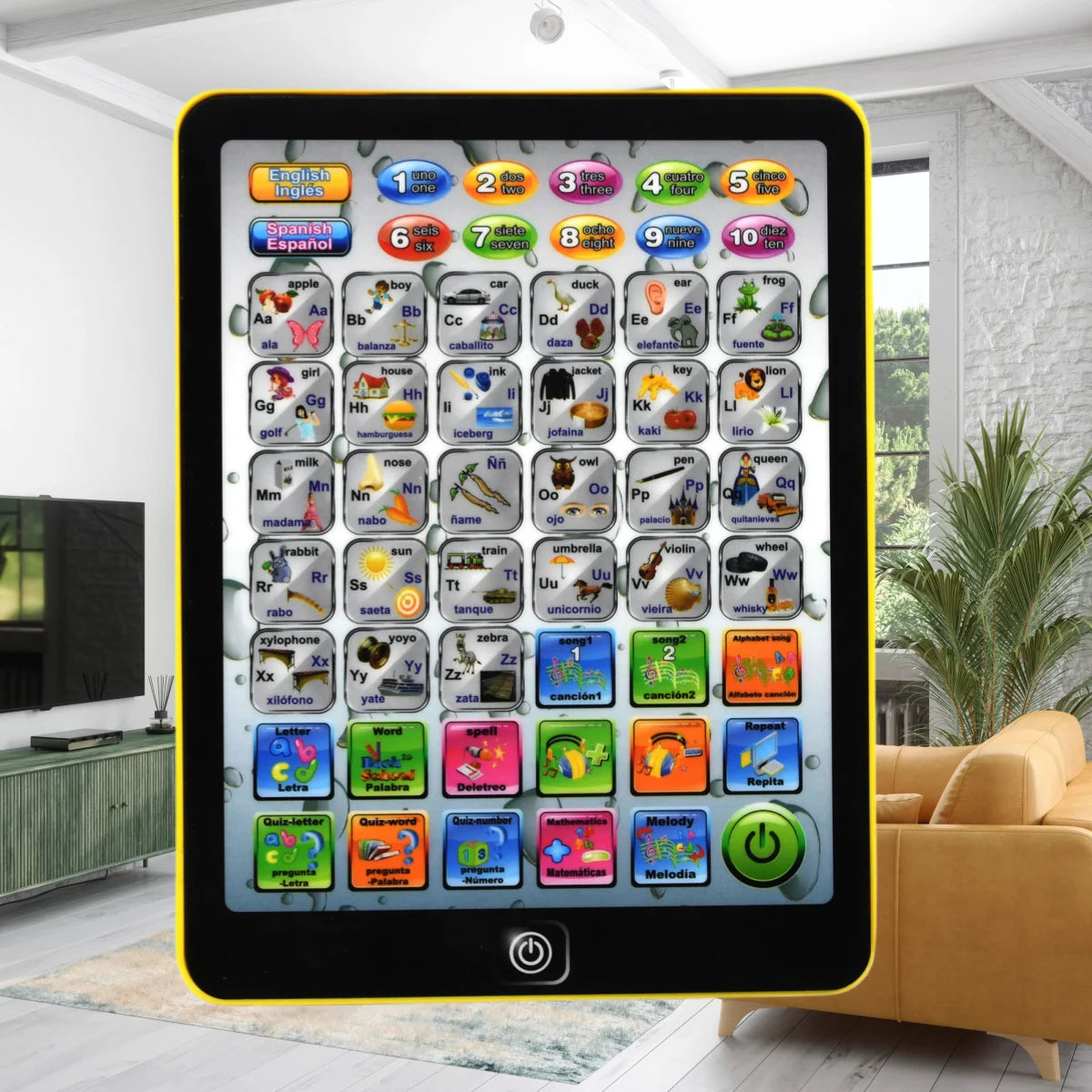 Spanish-English Bilingual Learning Tablet for Kids
