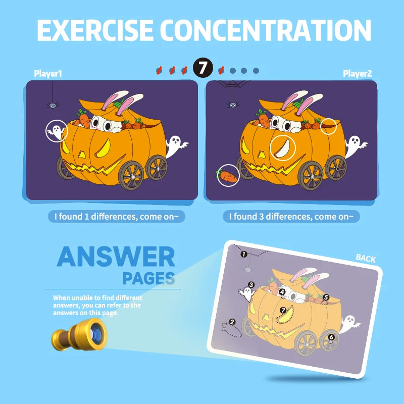 Spot the Difference Cards – Reusable Observation Game for Kids