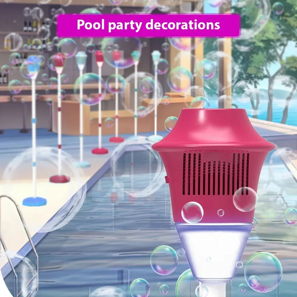 Automatic Street Lamp Bubble Machine for Kids