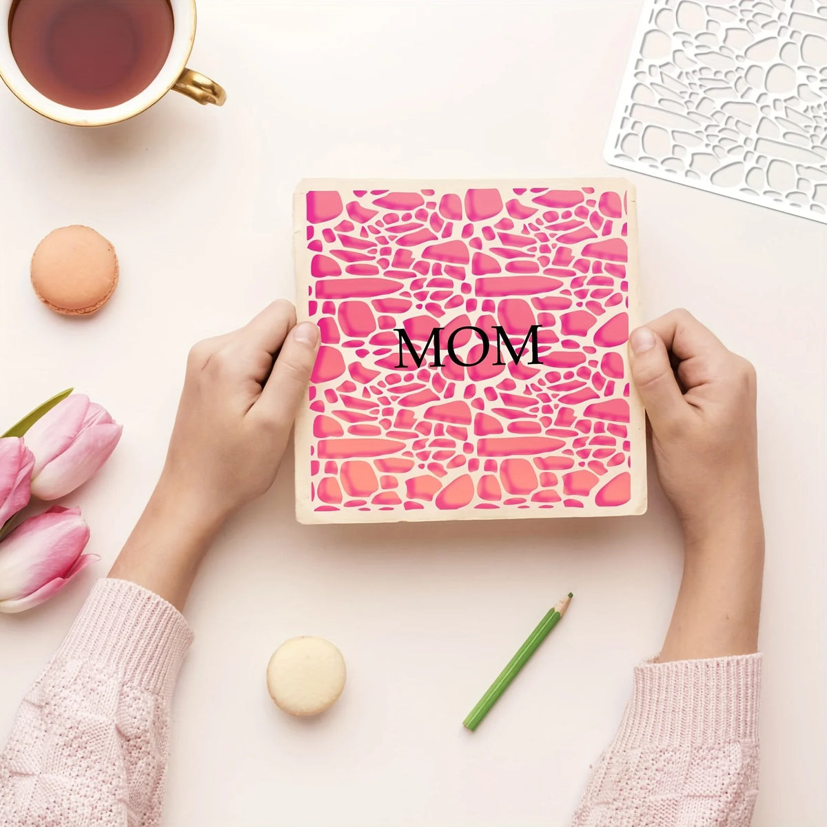 Washable Reusable Stencil Kit for DIY Art Projects