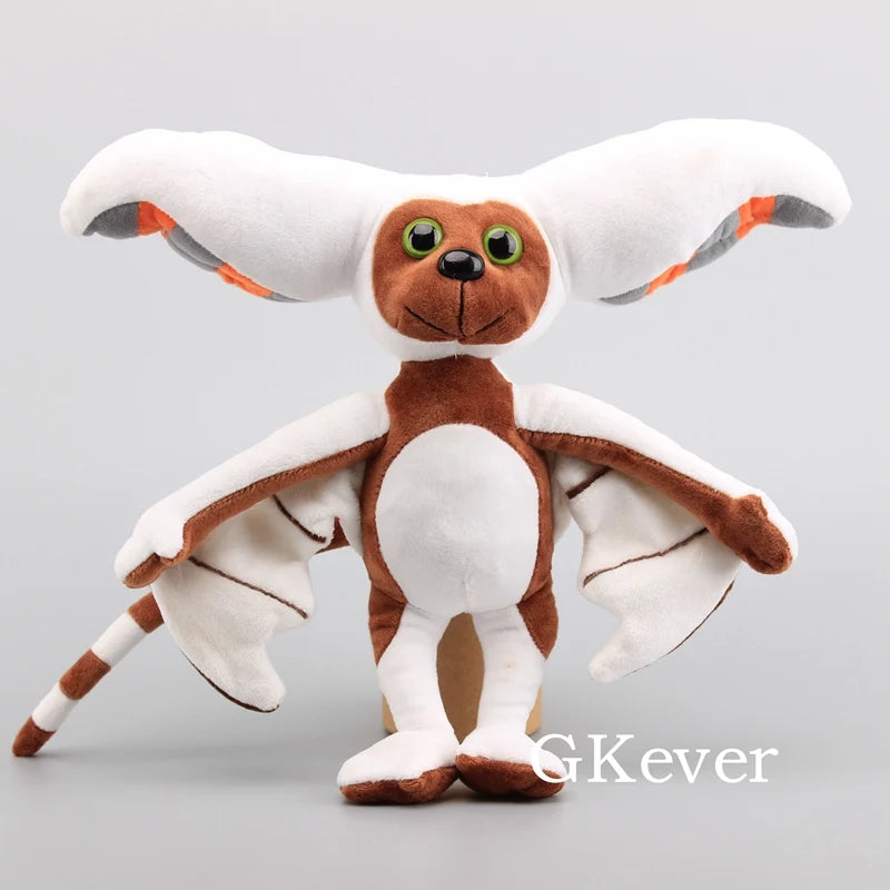 A plush toy set of Appa and Momo, soft stuffed animals with brown and white fur and large ears.