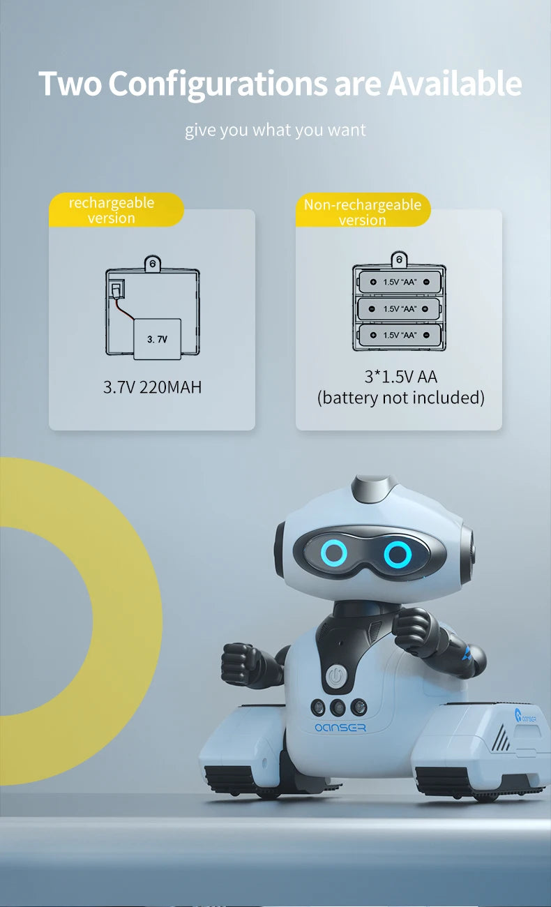 Interactive Gesture-Controlled Robot Toy with Music, Dance & Programming