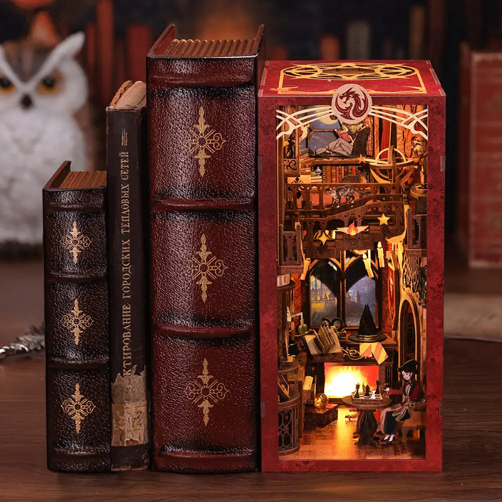 Eternal Bookstore DIY Book Nook Kit with LED Lighting