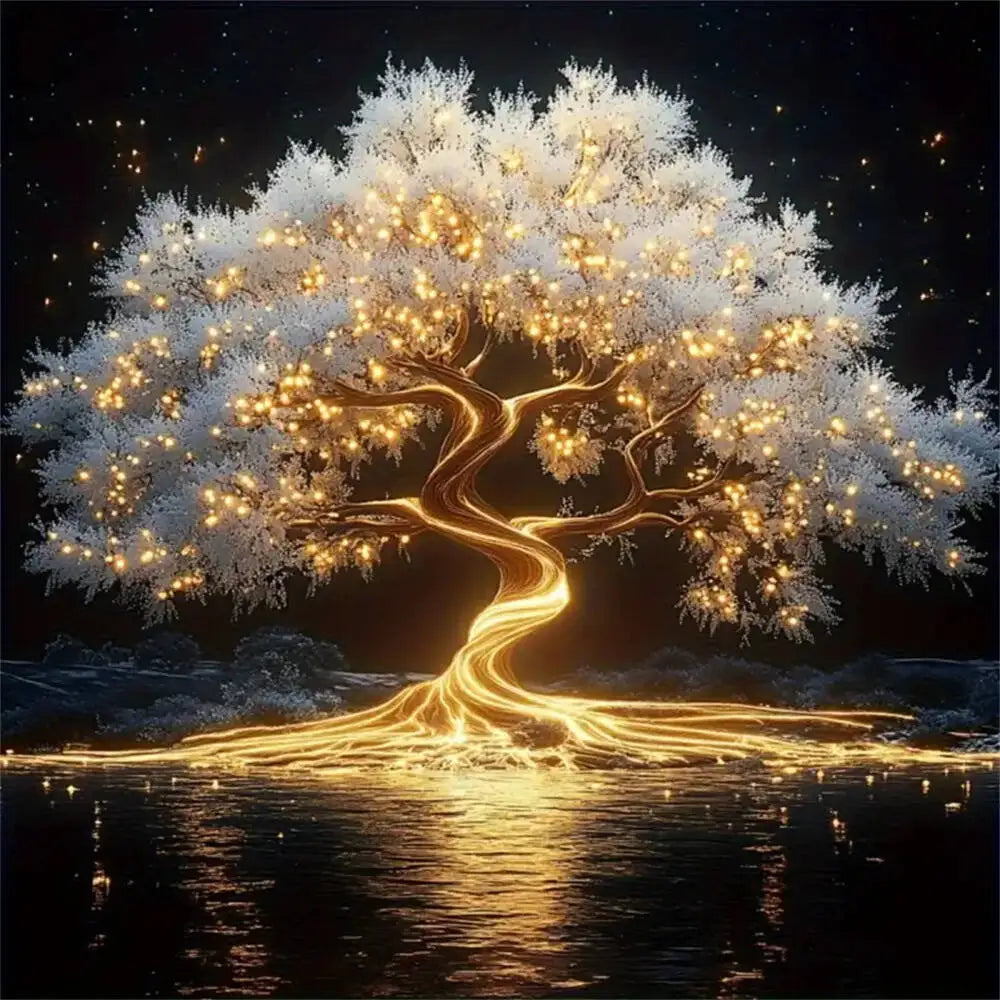 Tree of Life Diamond Painting Kit – DIY Mosaic Art for Home Decor