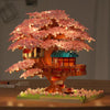 DIY Sakura Cherry Blossom Treehouse Building Kit with Warm Lights