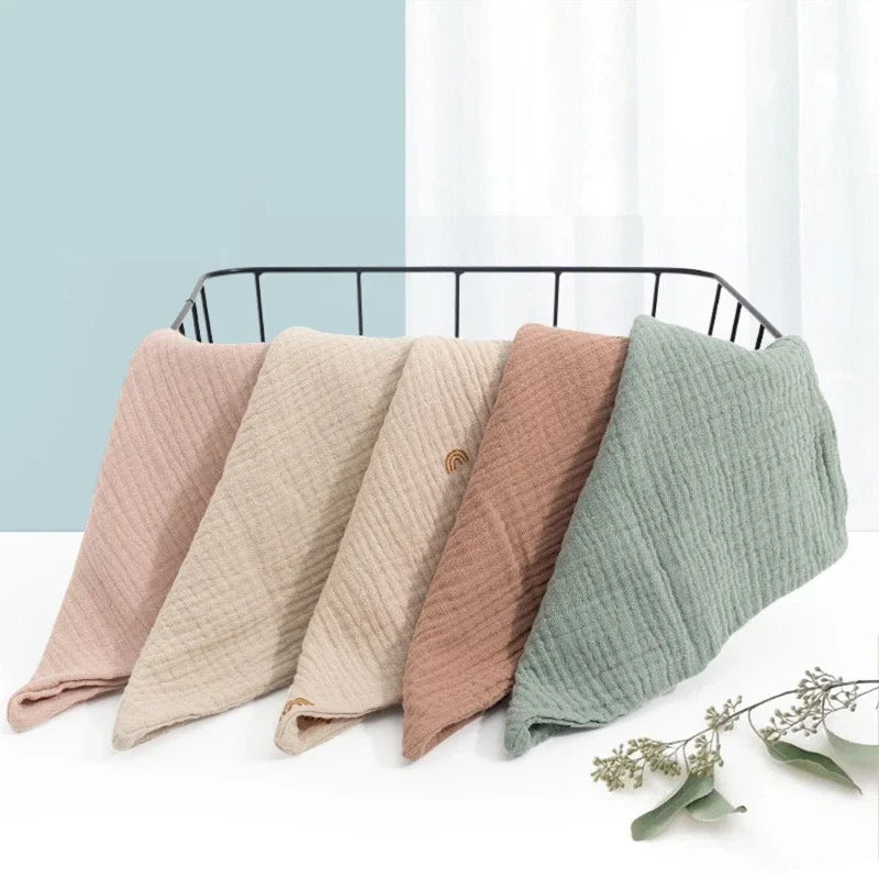 Soft and Absorbent Gauze Baby Burp Cloths (3-Pack)