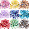Crystal Glass Seed Beads for Jewelry Making – 45g Mixed Colors & Shapes