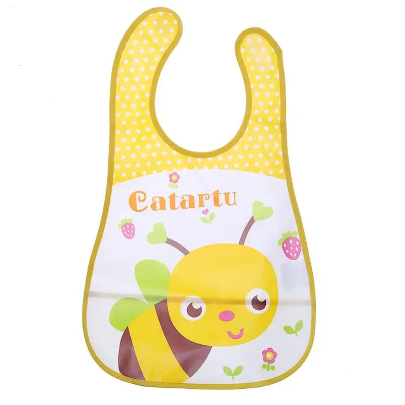 Baby Feeding Bib with Catch Pocket