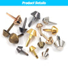 Metal Bag Bottom Rivets for Leather Craft and DIY Projects