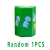 A green box containing a blue glow-in-the-dark mini fitness figurine collectible.