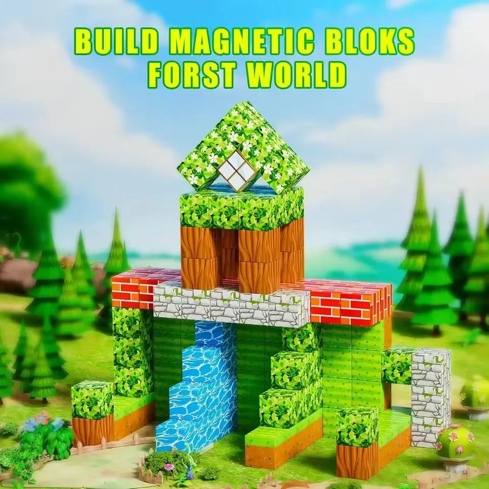 Magnetic Building Blocks STEM Learning Set