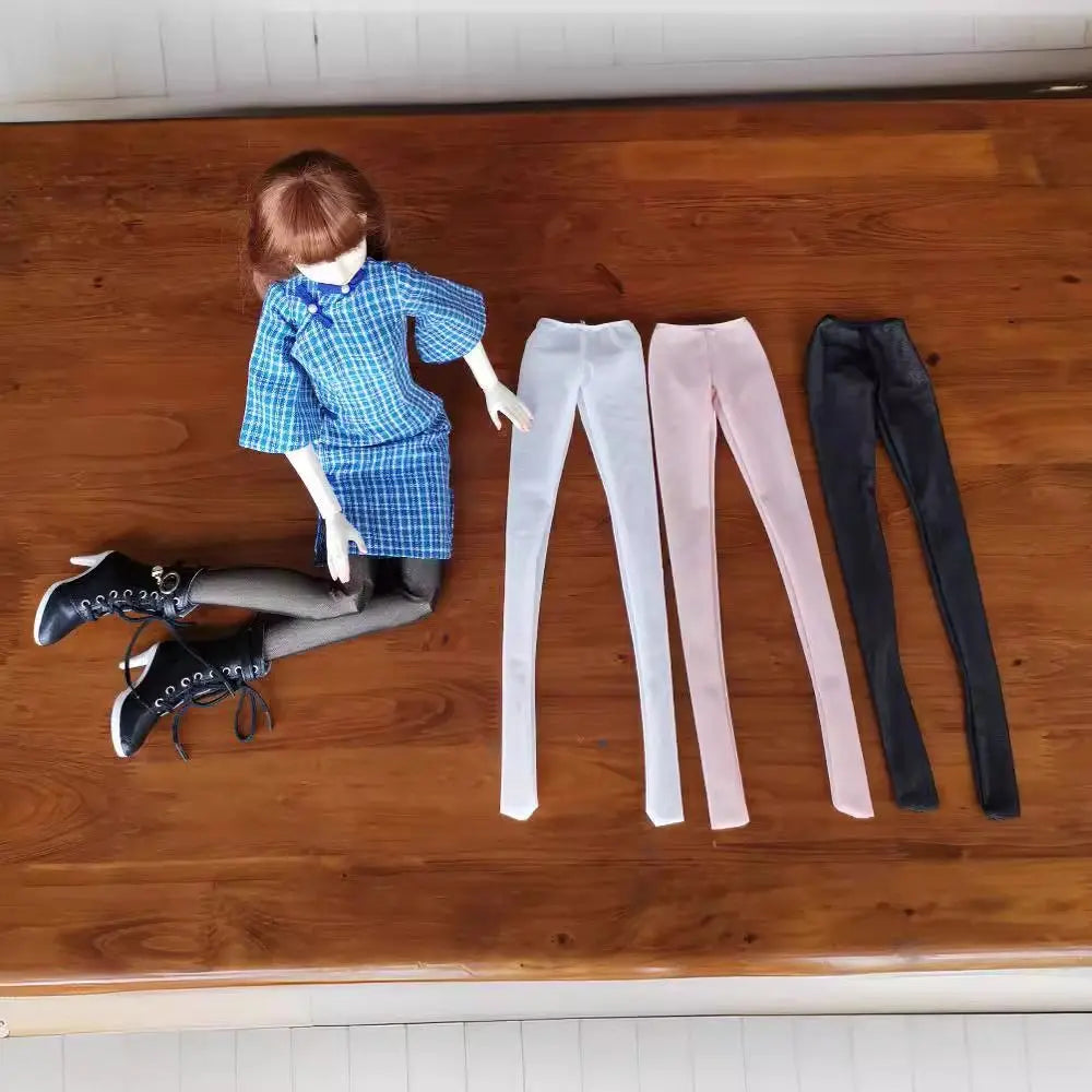 Doll Fashion Accessories Set with Glasses and High-Stretch Stockings