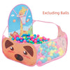 Kids Indoor Play Tent with Ball Pit and Basketball Hoop