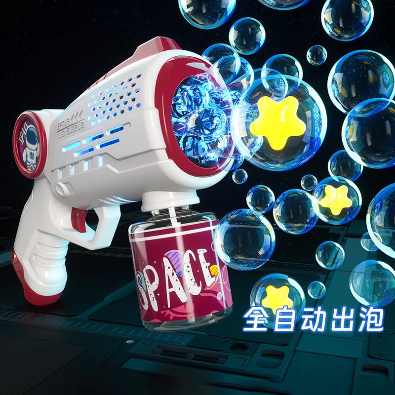 Astronaut Bubble Blaster Toy - Automatic Bubble Machine for Kids