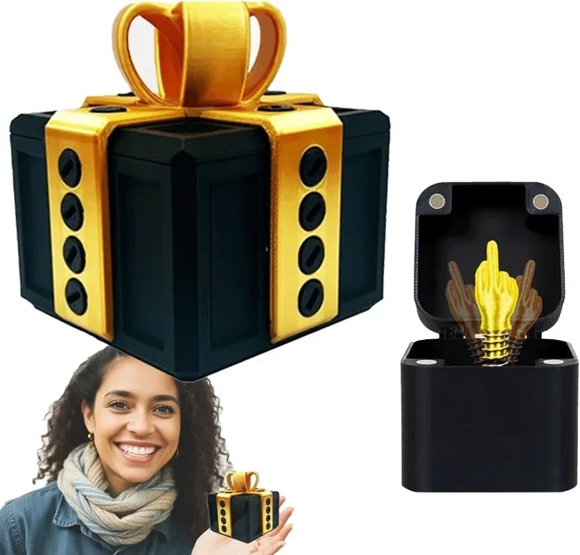 Pop-Up Middle Finger Prank Gift Box