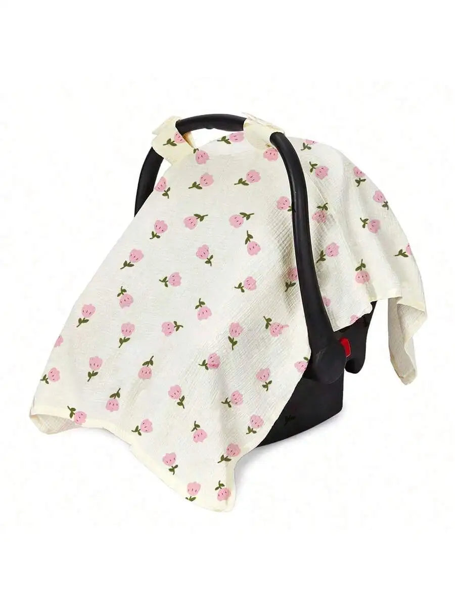 Baby Stroller Sunshade and Dust Cover - Soft Breathable Canopy