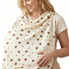 Breathable Baby Nursing Cover – Multi-Use Swaddle & Stroller Sunshade