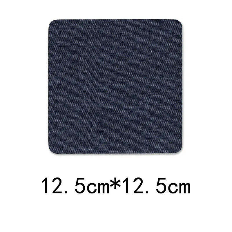 Iron-On Denim Patches for Jeans Repair & DIY Crafts