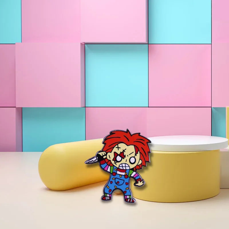Chucky Horror Movie Enamel Pin