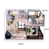 DIY Wooden Dollhouse Kit with Miniature Furniture – 3D Puzzle Craft Set