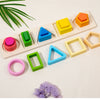 Montessori Wooden Sorting & Stacking Toy for Toddlers