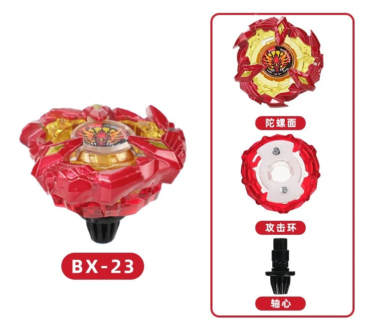 Gyro X Series Metal Battle Spinning Top with Launcher