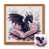 Dragon Cross Stitch DIY Kit – 40x40cm Printed Fabric, Beginner-Friendly