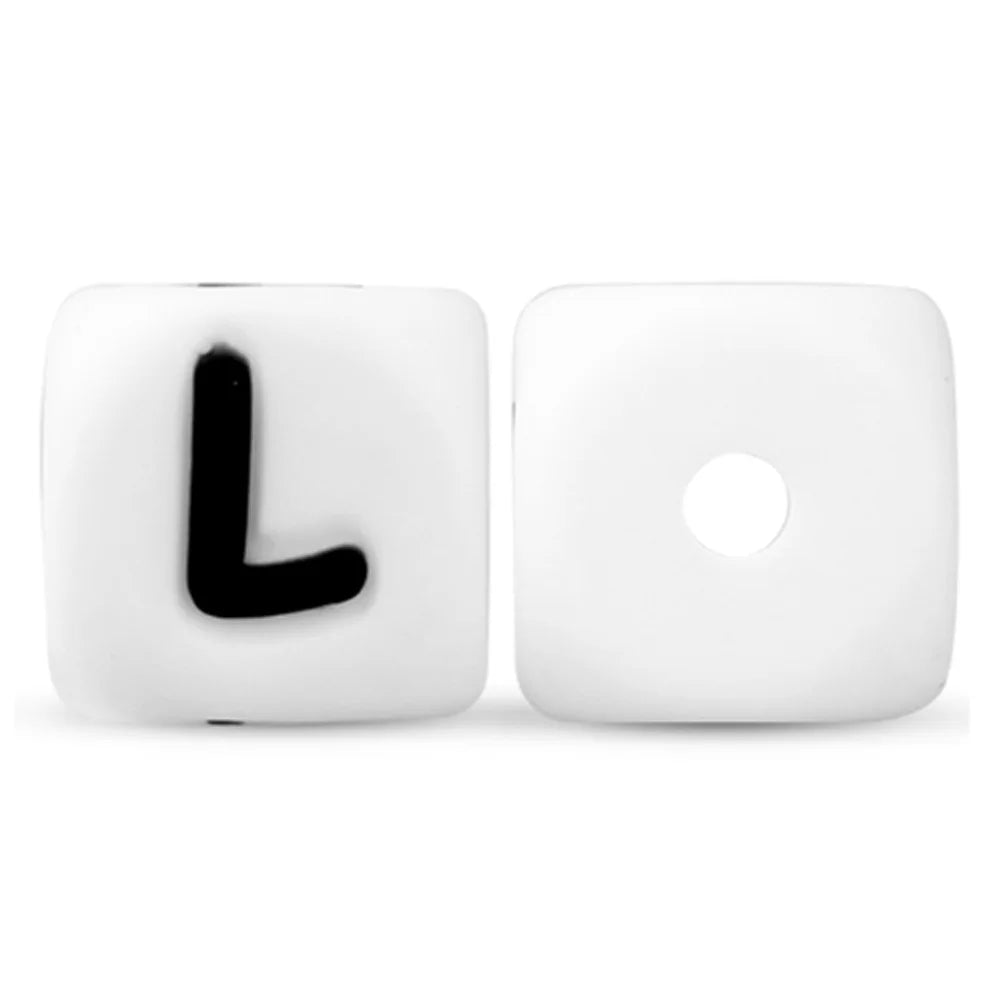 Silicone Letter Beads for DIY Bracelets and Jewelry Making