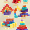 Transparent Magnetic Building Cubes – STEM Learning Construction Set for Kids
