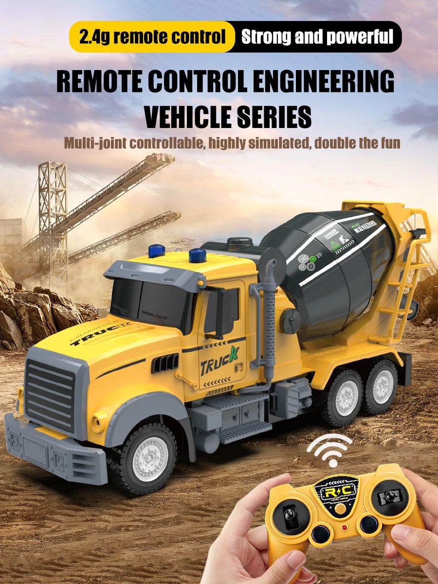 2.4G Remote Control Dump Truck with Lights and Sounds