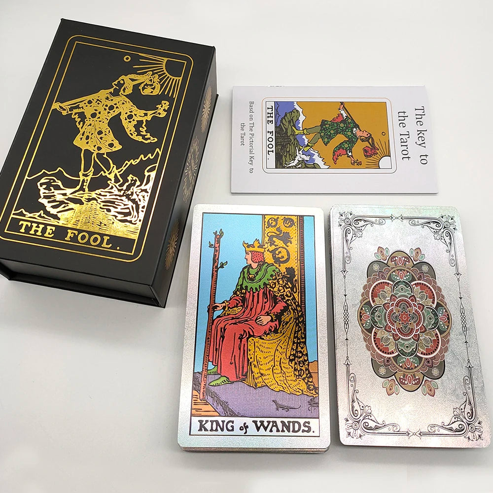Gold Foil Rider Waite Tarot Deck