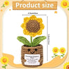 Handmade Crochet Pocket Hug Doll with Positive Vibe