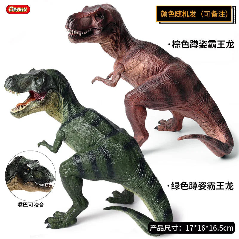 Realistic Dinosaur Figurine Collection for Imaginative Play