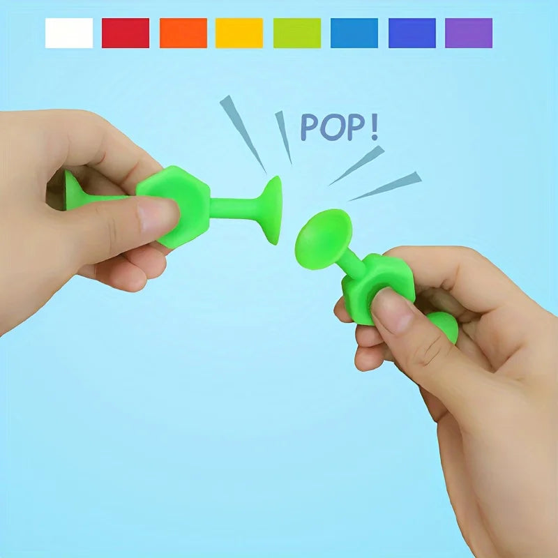 Soft Silicone Suction Bath Toys for Toddlers