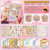 A set of 20 cartoon scene stickers for scrapbooking and journaling, featuring various scenes and elements.