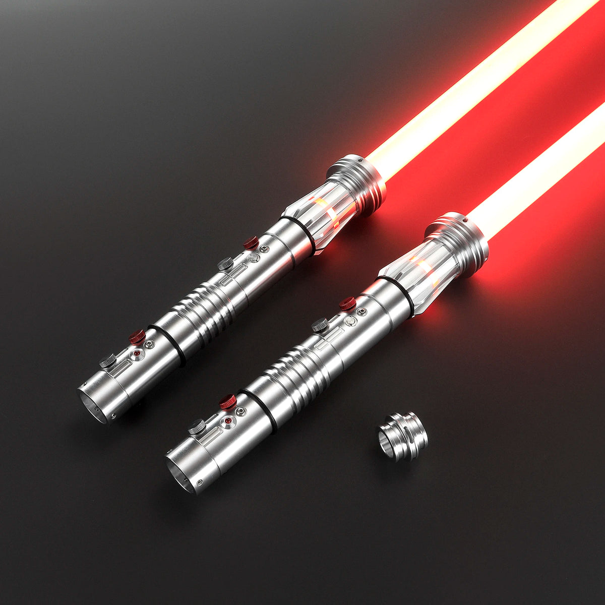 Dual-Blade Lightsaber with Infinity Color Modes and Motion-Activated Effects