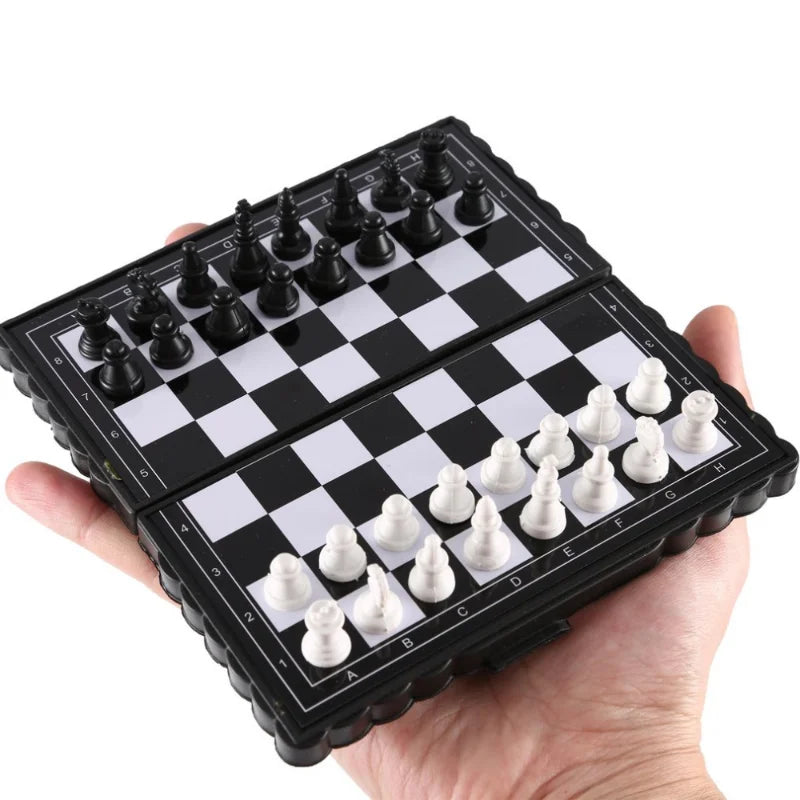 Magnetic Folding Chess Set for Kids – Portable Travel Board Game