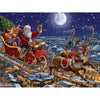 Christmas Diamond Painting Kit with Frame, Scenic Art for Adults