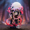 Collectible blind box figures from Demon Slayer Unwavering Resolve Arc featuring a character with pink flames.