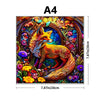 A detailed illustration of an orange fox surrounded by vibrant, colorful flowers and foliage.