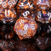 Liquid Core Dice Set for Dungeons & Dragons | Sharp Edge Resin RPG Dice
