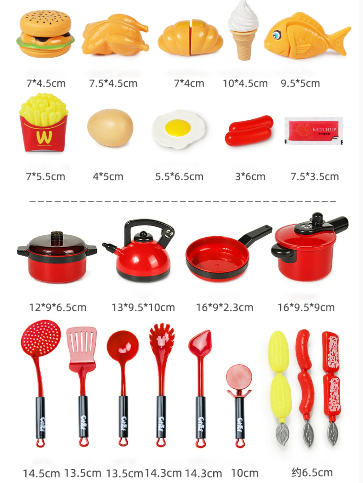 Pretend Play Food Cutting Set for Kids – Educational Fruit & Vegetable Toy