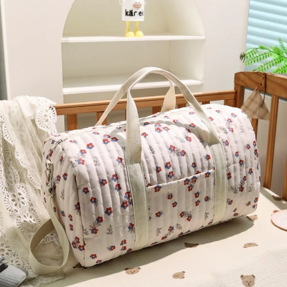 Embroidered Diaper Bag with Large Capacity for Travel & Everyday Use
